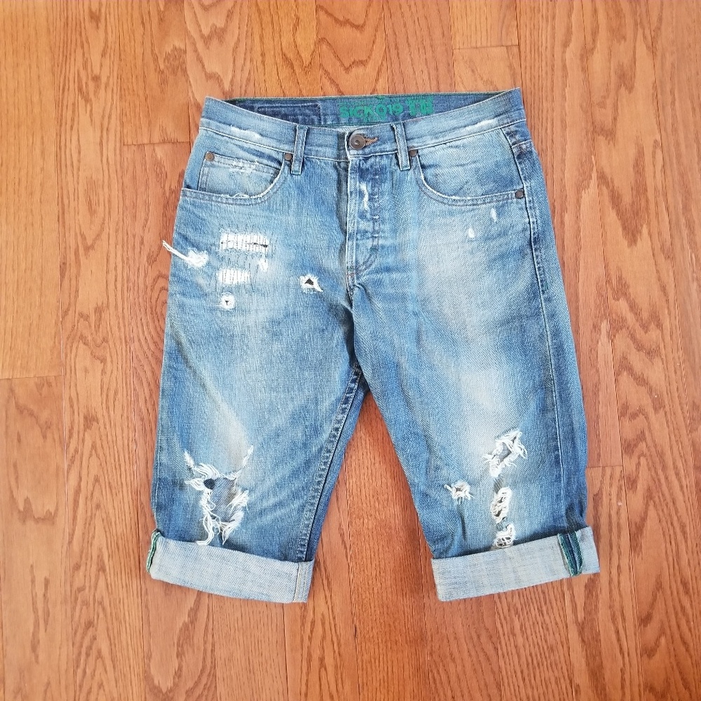 SICK019 S-03 Jean Shorts